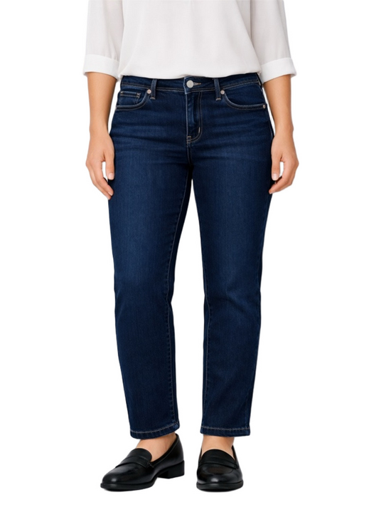 Vera Wang Denim - Vera Wang Simply Vera Dark Blue Skinny Ankle Jeans